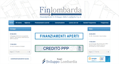 Desktop Screenshot of finlombarda.it